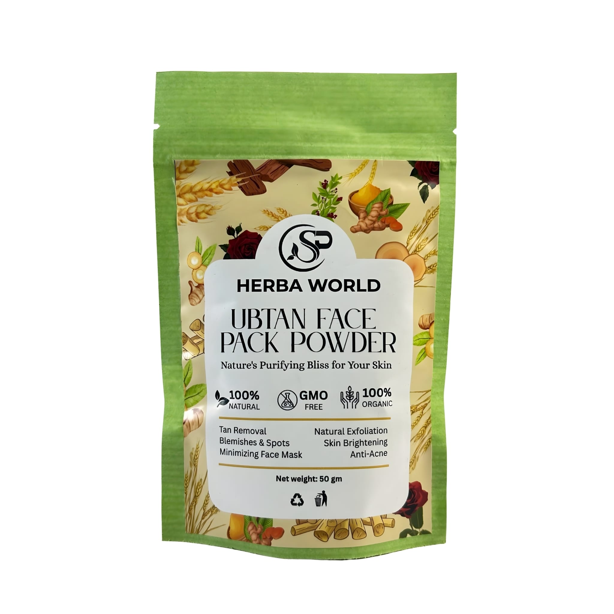 Ubtan Face Pack Powder – 50g