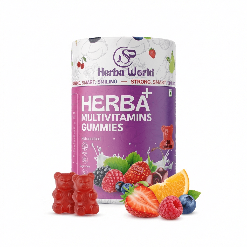herba+ multivitamins gummies – mix fruit flavour (30 gummies) herba+ multivitamins gummies – mix fruit flavour (30 gummies)