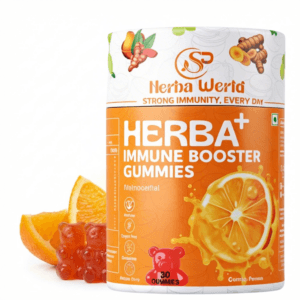 herba+ immune booster gummies – orange flavour (30 gummies)