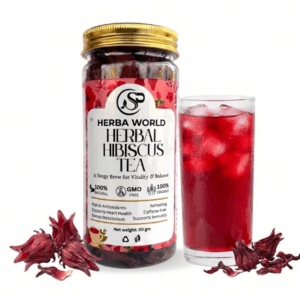 herbal hibiscus tea – 100% natural floral infusion (50g)
