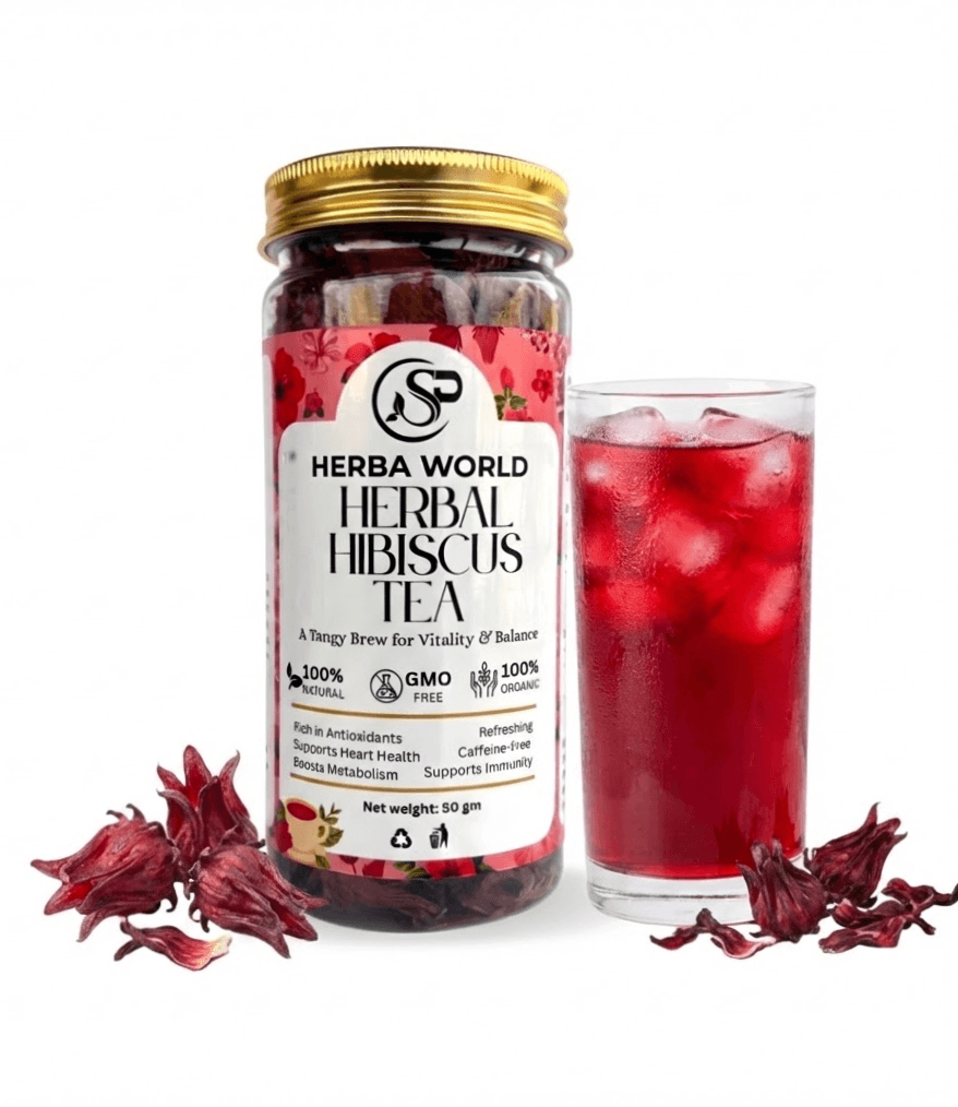 herbal hibiscus tea – 100% natural floral infusion (50g) herbal hibiscus tea – 100% natural floral infusion (50g)